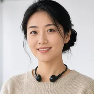 Portrait of Mei Lin, a fictional language teacher